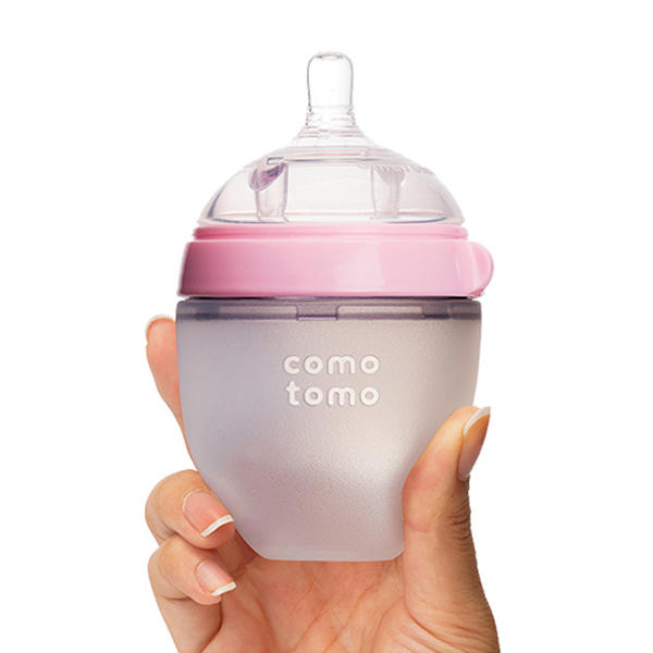 美国Comotomo可么多么奶瓶宽口150ml粉色双个装