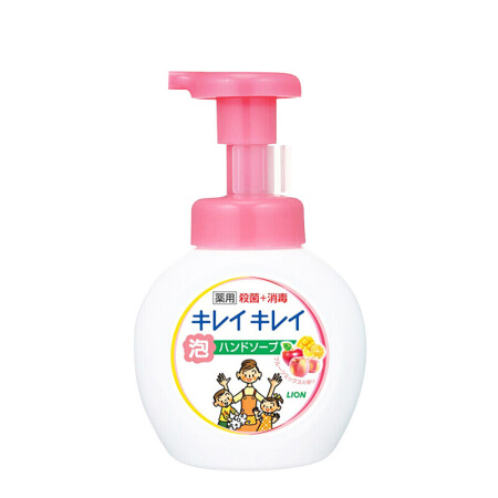日本 狮王（Lion）儿童用全植物泡沫洗手液250ml 果香