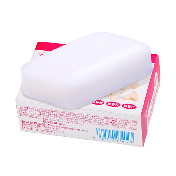 日本wakodo和光堂新植物性低敏婴儿皂香皂85g*2块