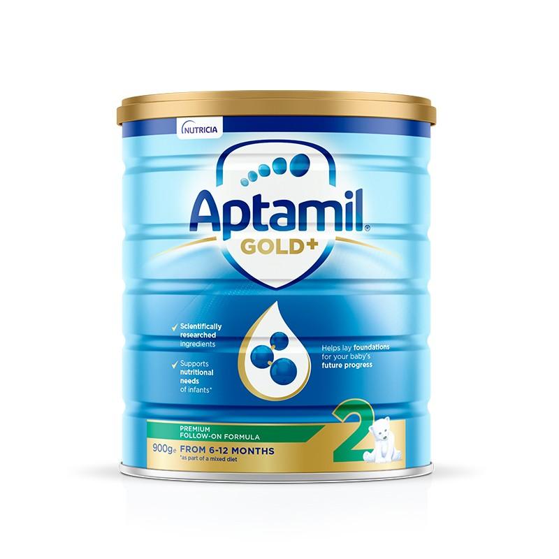 澳洲原装 Aptamil爱他美金装2段奶粉900g*2罐