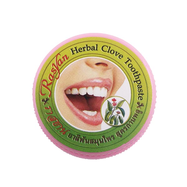 泰国Rasyan天然草本丁香 牙粉 牙膏25g*2盒