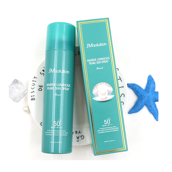 韩国JM solution珍珠防晒喷雾SPF50+全身防水清