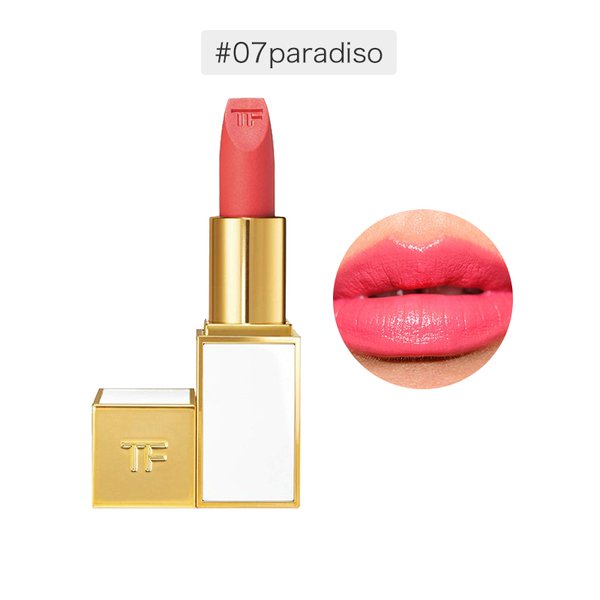 美国汤姆福特TF口红3g 白金管  #07号 Paradiso樱花浅粉