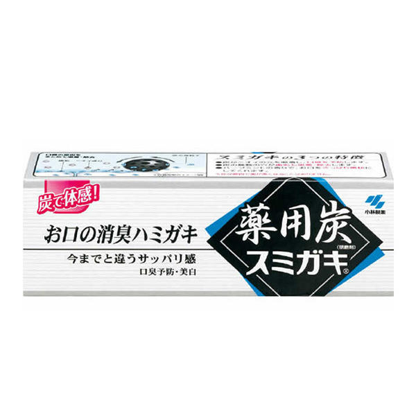 日本小林制药炭牙膏草本薄荷香100g
