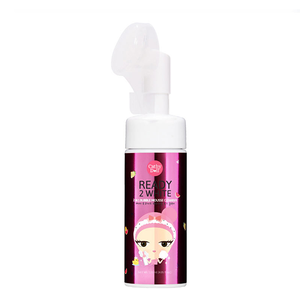 泰国Cathy Doll白宝盒二合一泡沫洁面摩丝120ml