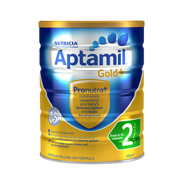 澳洲原装 Aptamil爱他美金装2段奶粉900g*2罐