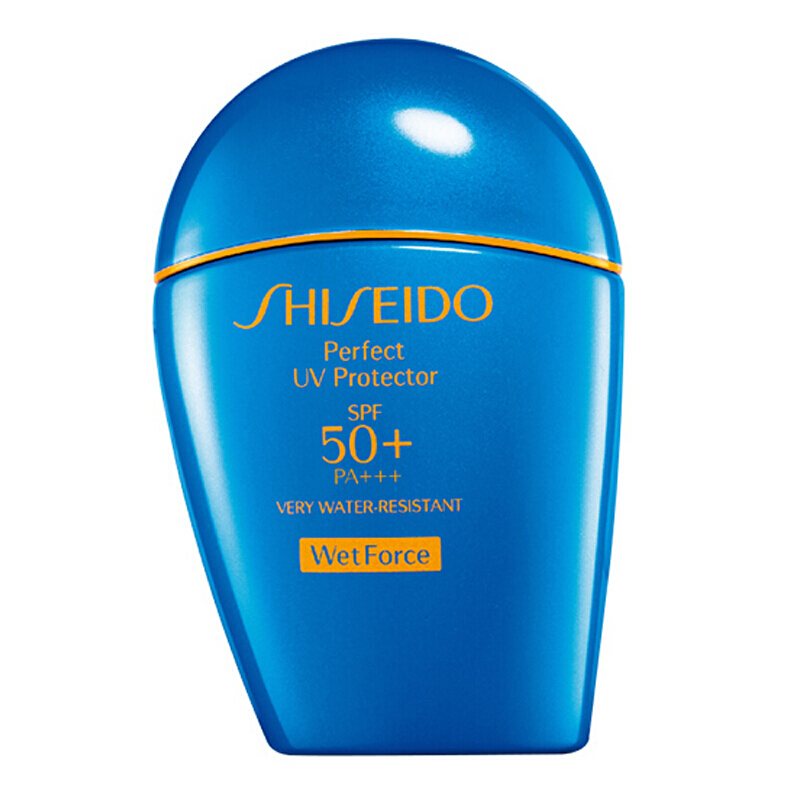 日本资生堂蓝胖子防晒霜水动力50mlSPF50+