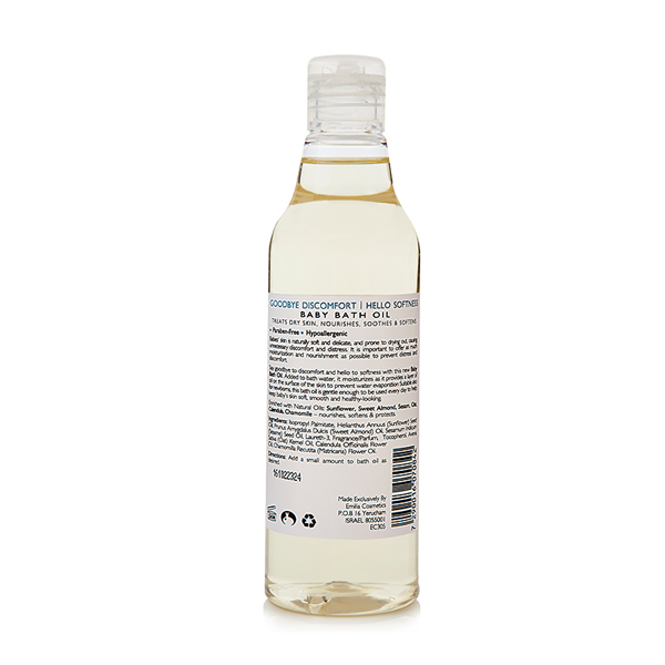 以色列Emilia伊密丽雅燕麦婴儿洗浴油 250ml