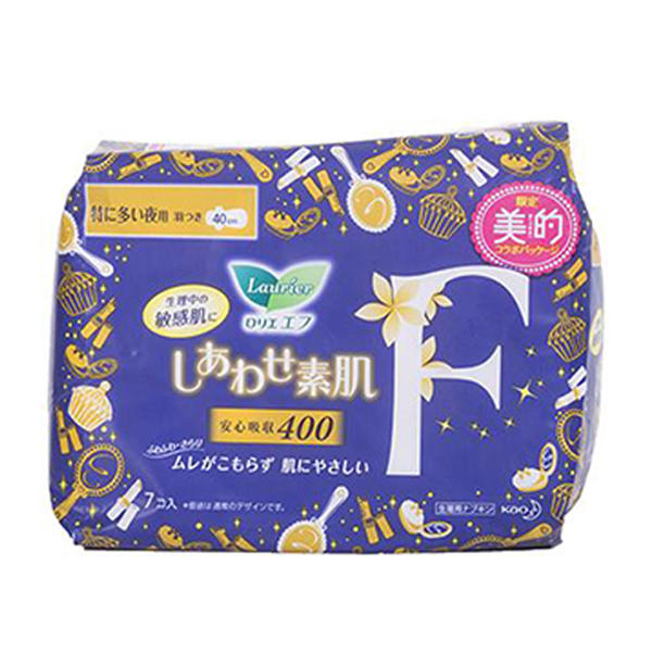 日本花王卫生巾F系列夜用40cm7片