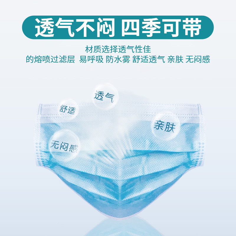 医用外科口罩10片/袋 辽宁麦琪医疗