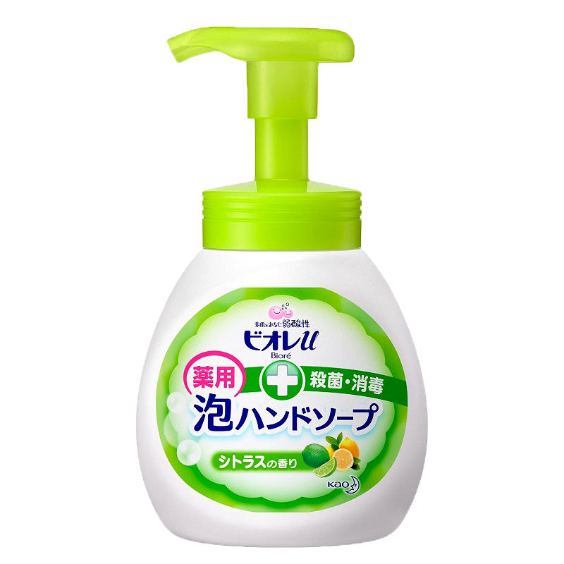 日本花王泡沫洗手液 柑橘香250ml