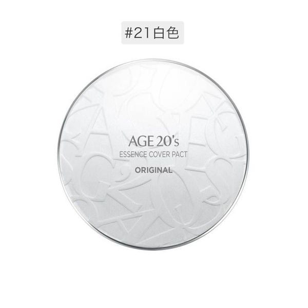 韩国爱敬age 20's水光精华气垫BB粉底水粉霜附替换装 #21象牙白（白色盒）