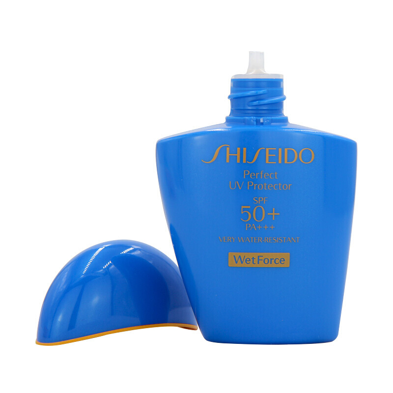 日本资生堂蓝胖子防晒霜水动力50mlSPF50+