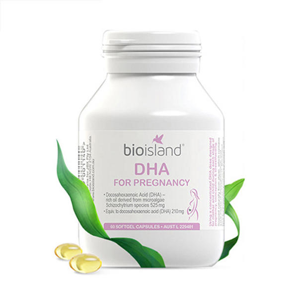 澳洲Bio Island海藻油孕期哺乳期营养孕妇DHA60粒