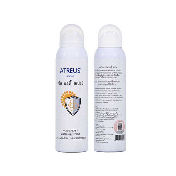 泰国ATREUS牛奶防晒喷雾spf50防水防晒150ml