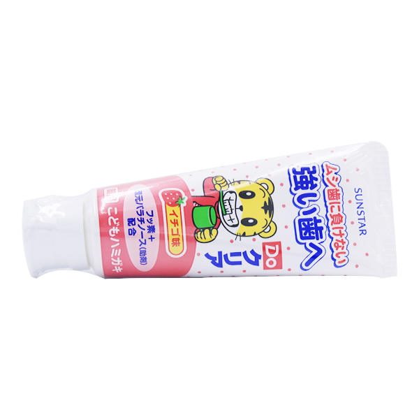 日本盛世达巧虎儿童护齿牙膏草莓味70g