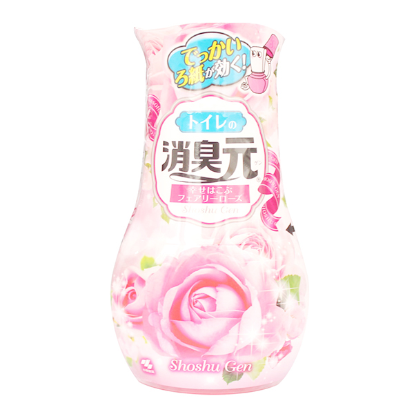 日本小林制药液体芳香剂厕所用玫瑰香味400ml【效期2018.8.1】