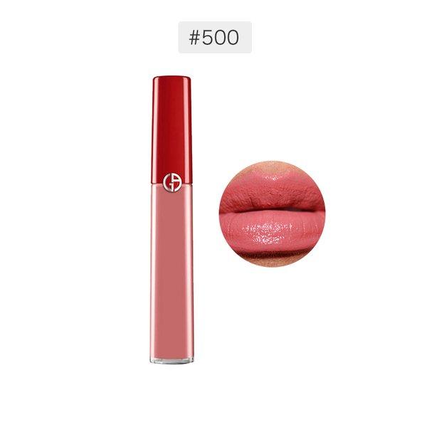 意大利阿玛尼臻致丝绒红管哑光唇釉 #500号芭比粉