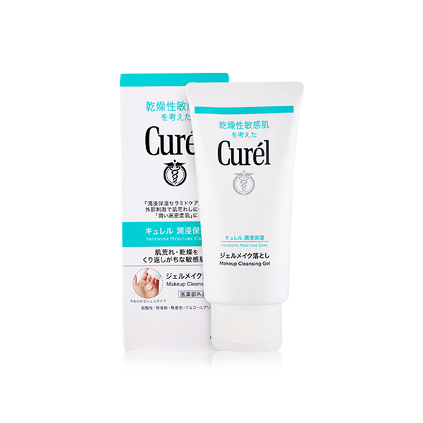 日本花王Curel珂润卸妆啫喱润浸保湿130g